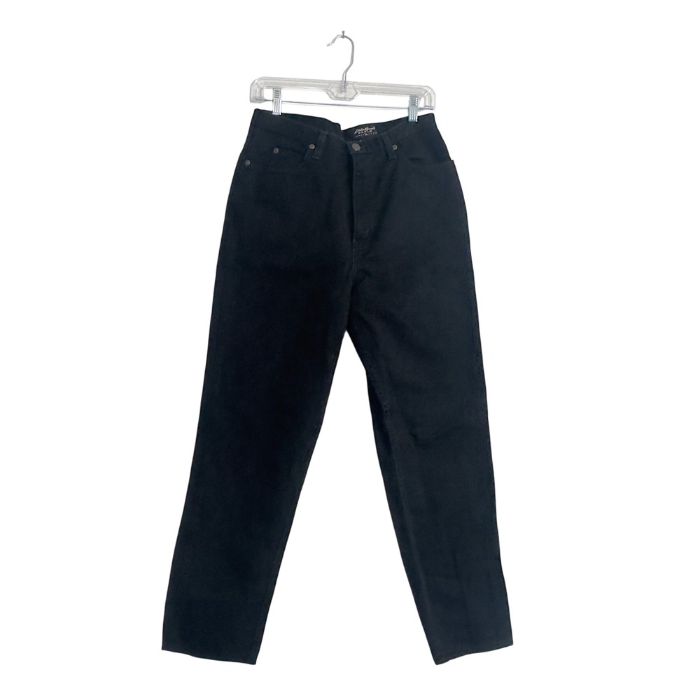Vintage 80s‎ Eddie Bauer High Rise Black Tapered Jeans